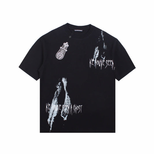 CHROME HEARTS x KIDS SEE GHOSTS T-SHIRT BLACK - netstar®