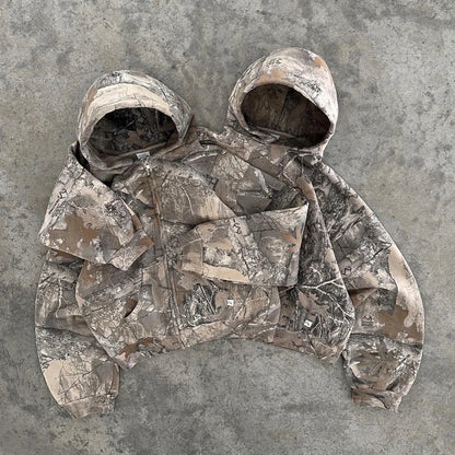 Camo Hoodie and Pants Set for Men Women - Outdoor Hunting Streetwear 2 Piece Tracksuit