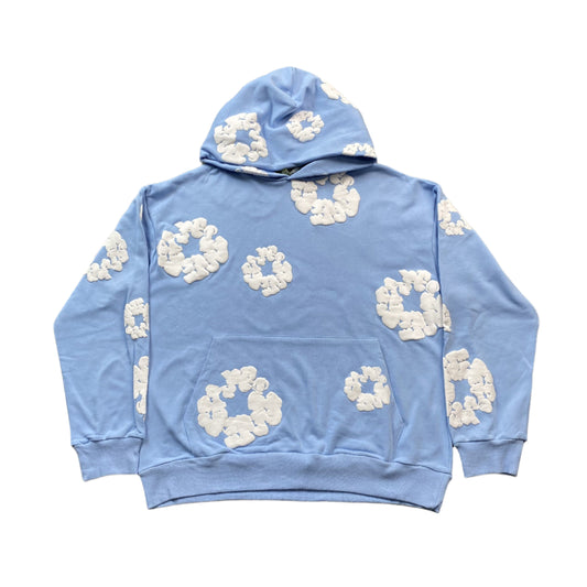 DENIM TEARS COTTON WREATH HOODIE BABY BLUE - netstar®