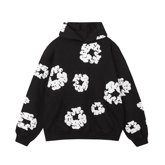 DENIM TEARS COTTON WREATH HOODIE BLACK - netstar®