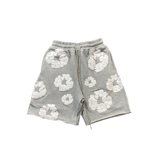 DENIM TEARS COTTON WREATH SHORTS GREY - netstar®
