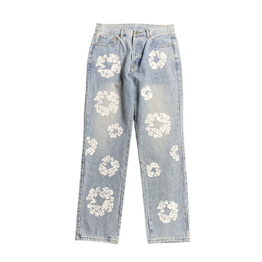 DENIM TEARS x LEVI'S COTTON WREATH JEANS LIGHT WASH - netstar®