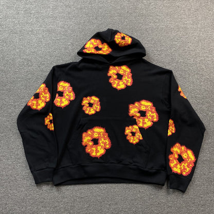 DENIM TEARS x OFFSET WREATH HOODIE BLACK - netstar®