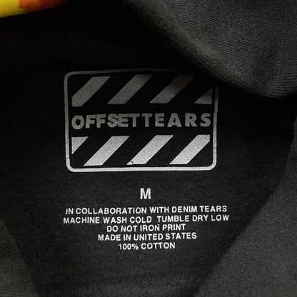 DENIM TEARS x OFFSET WREATH HOODIE BLACK - netstar®