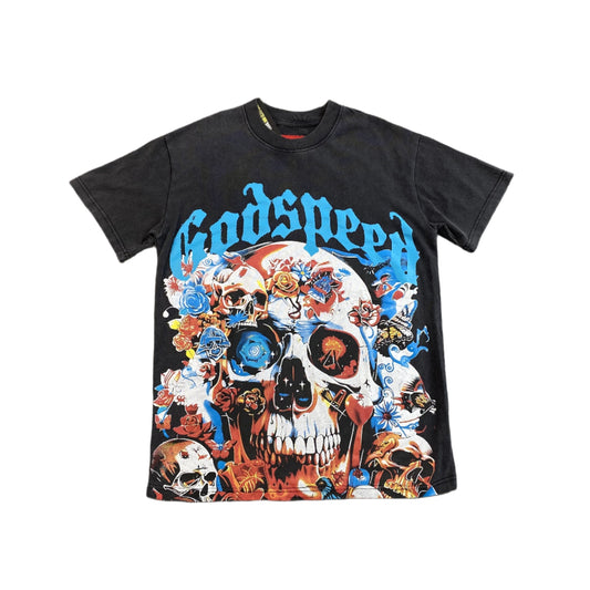 GODSPEED ETERNAL DREAM T-SHIRT WASHED BLACK - netstar®
