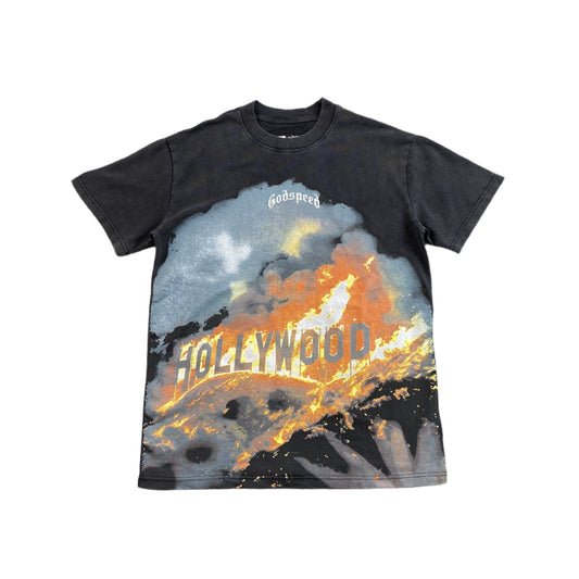 GODSPEED HOLLYWEIRD T-SHIRT WASHED BLACK - netstar®
