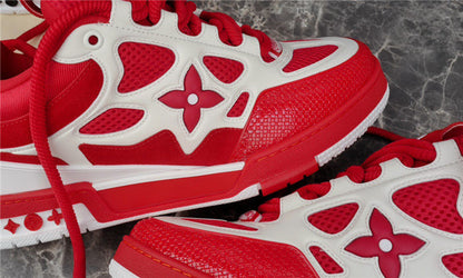 LOUIS VUITTON LV SKATE SNEAKER RED WHITE - netstar