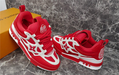 LOUIS VUITTON LV SKATE SNEAKER RED WHITE - netstar