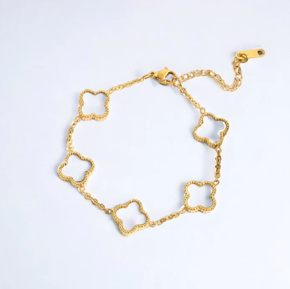 Vxnity - Gold-Plated Clover Bracelet - netstar®