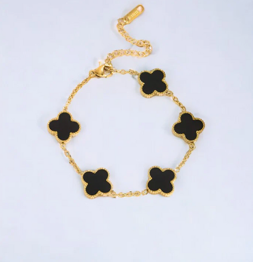 Vxnity - Gold-Plated Clover Bracelet - netstar®