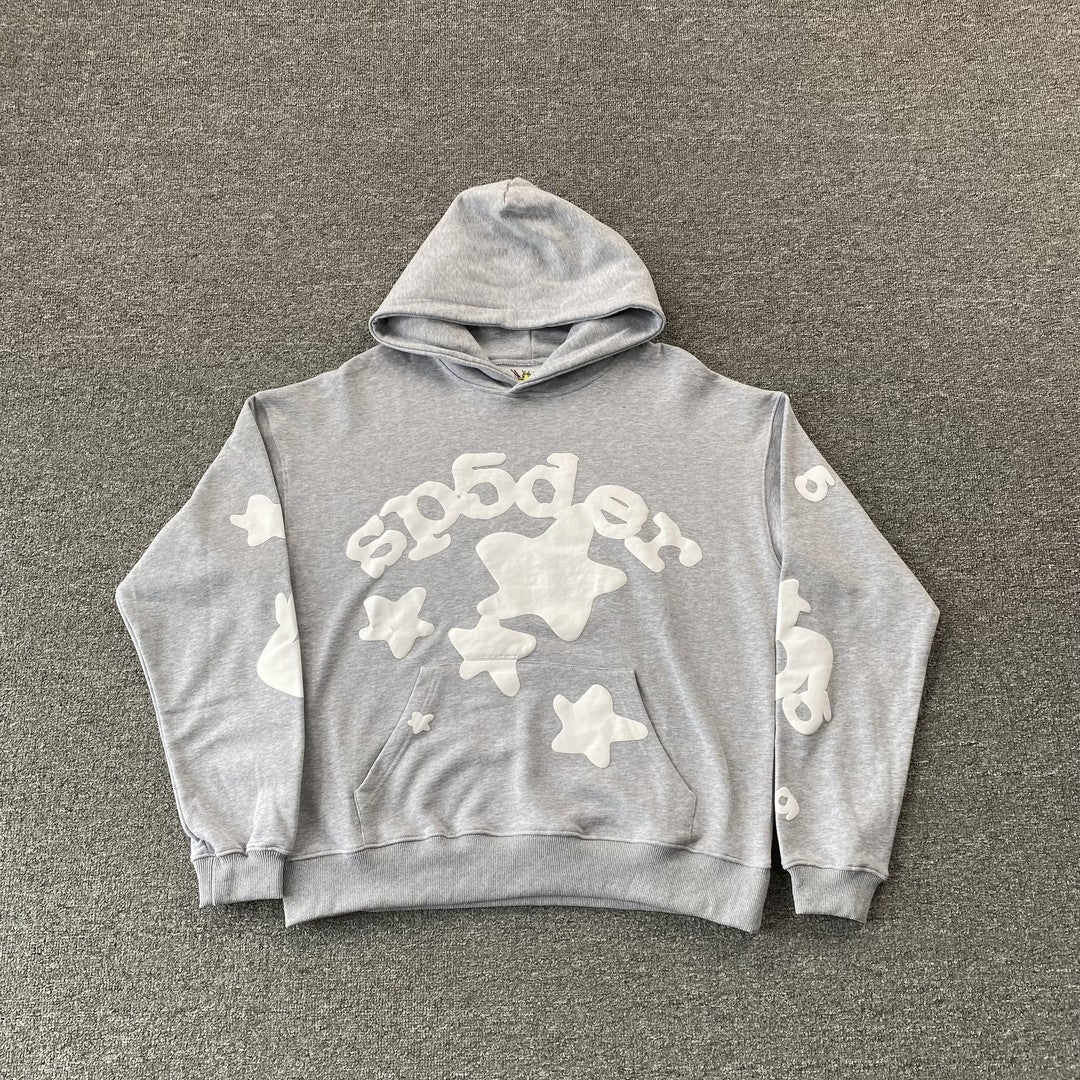 SP5DER BELUGA HOODIE HEATHER GREY - netstar®