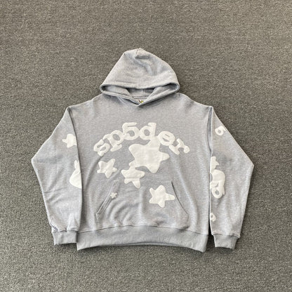 SP5DER BELUGA HOODIE HEATHER GREY - netstar®