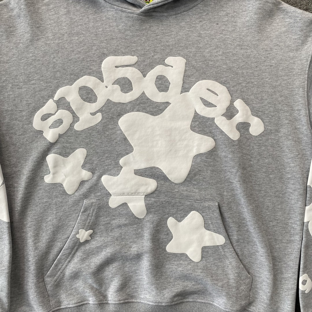 SP5DER BELUGA HOODIE HEATHER GREY - netstar®