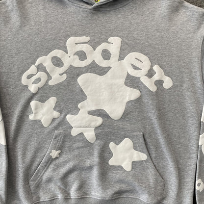 SP5DER BELUGA HOODIE HEATHER GREY - netstar®