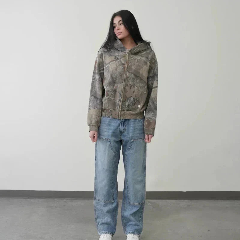 Vxnity - Y2K Camouflage Hoodie - netstar®