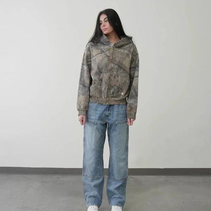 Vxnity - Y2K Camouflage Hoodie - netstar®