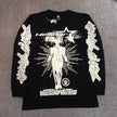Long Sleeve Printed Cotton T-Shirt