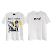 Casual short-sleeved T-shirt, printed cotton