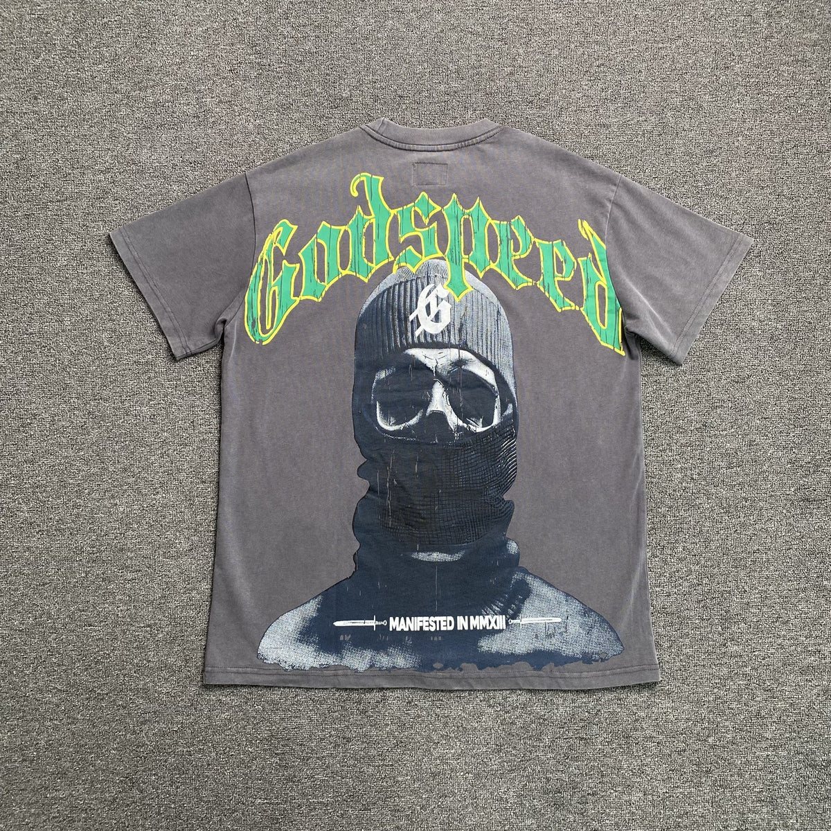 GODSPEED BALACLAVA SZN T-SHIRT WASHED GREY - netstar®