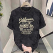 Retro Cotton Print T-shirt