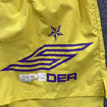 SP5DER DOUBLE LAYER SHORTS YELLOW - netstar®