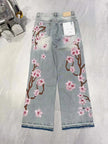 Embroidered Jeans