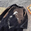 Retro Cotton Print T-shirt