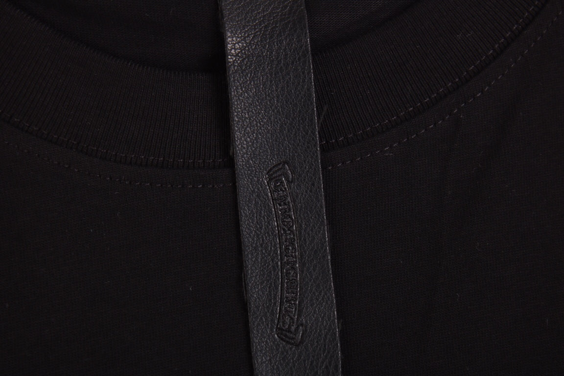 CHROME HEARTS HORSE SHOE LOGO T-SHIRT BLACK PINK - netstar®
