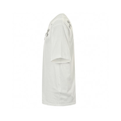 CHROME HEARTS CROSS PATCH COLLAR T-SHIRT WHITE - netstar®
