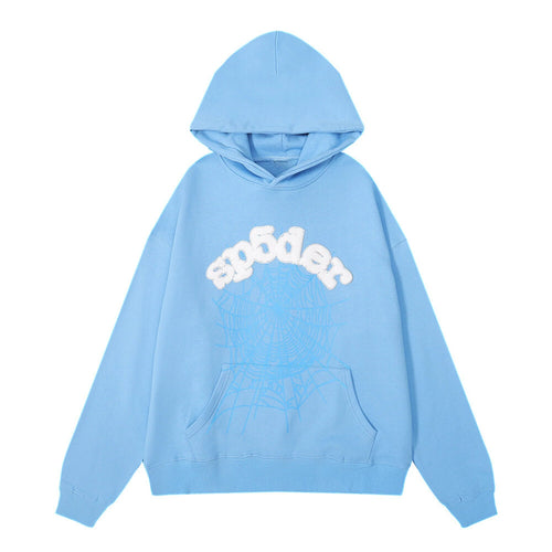 SP5DER WEB HOODIE SKY BLUE - netstar®
