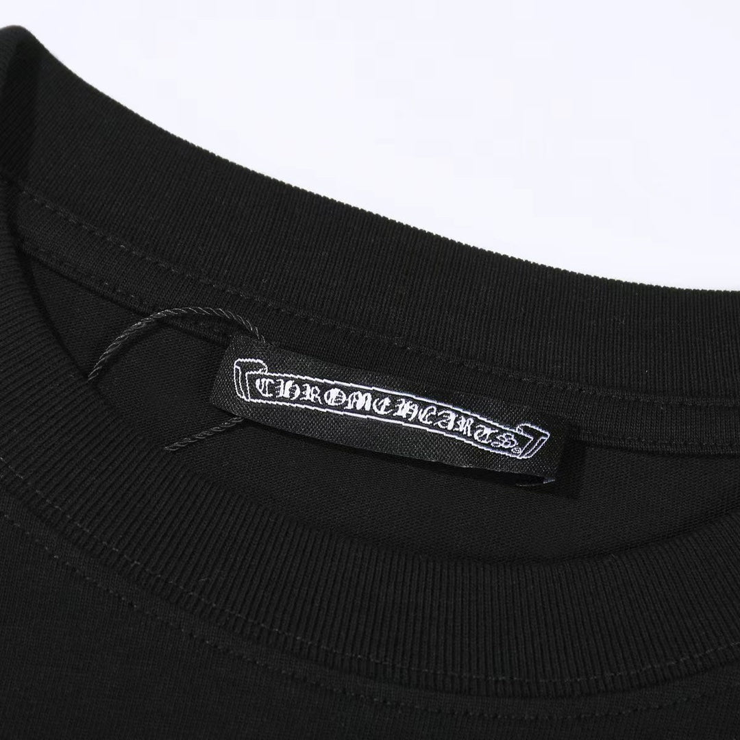 CHROME HEARTS WHITE DOUBLE CROSS T-SHIRT BLACK - netstar®