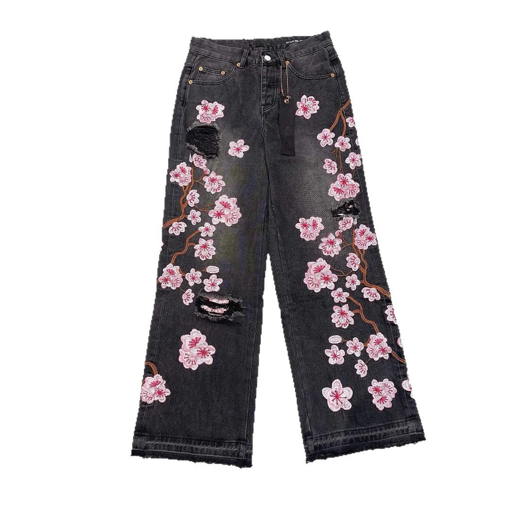 Embroidered Jeans