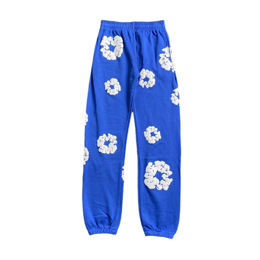 DENIM TEARS COTTON WREATH SWEATPANTS DEEP BLUE - netstar