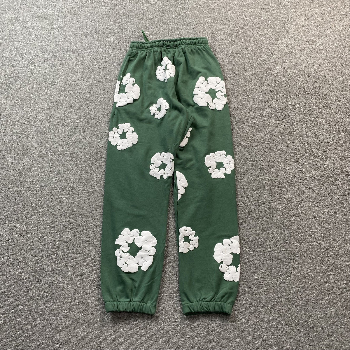 DENIM TEARS COTTON WREATH SWEATPANTS GREEN - netstar