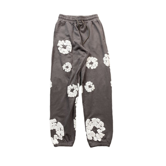 DENIM TEARS COTTON WREATH SWEATPANTS OLIVE - netstar