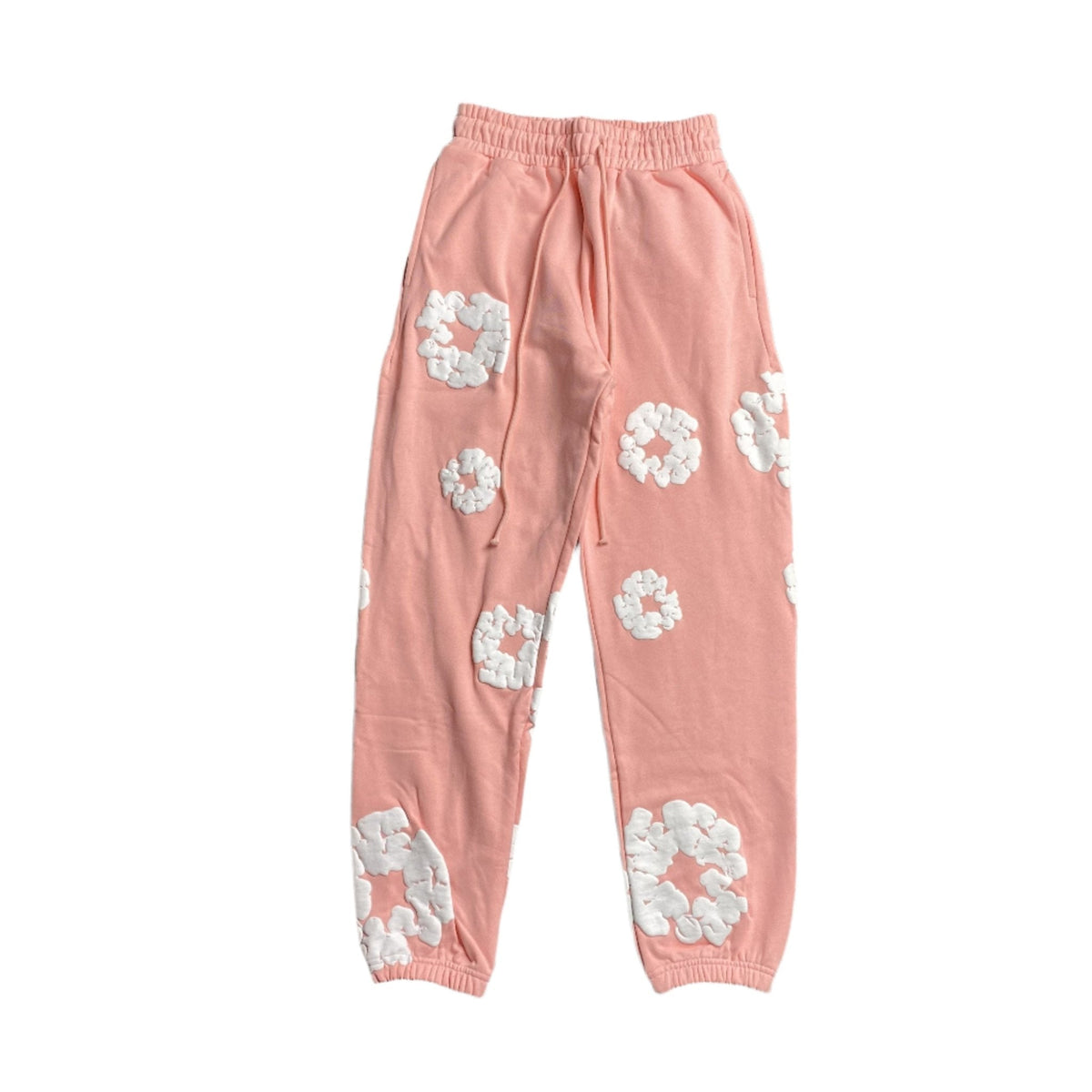 DENIM TEARS COTTON WREATH SWEATPANTS PEACH - netstar