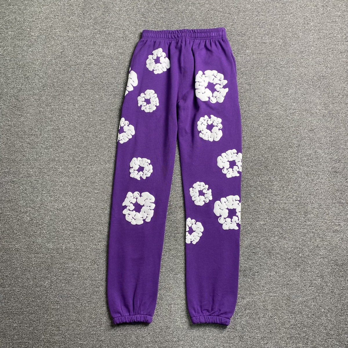 DENIM TEARS COTTON WREATH SWEATPANTS PURPLE - netstar