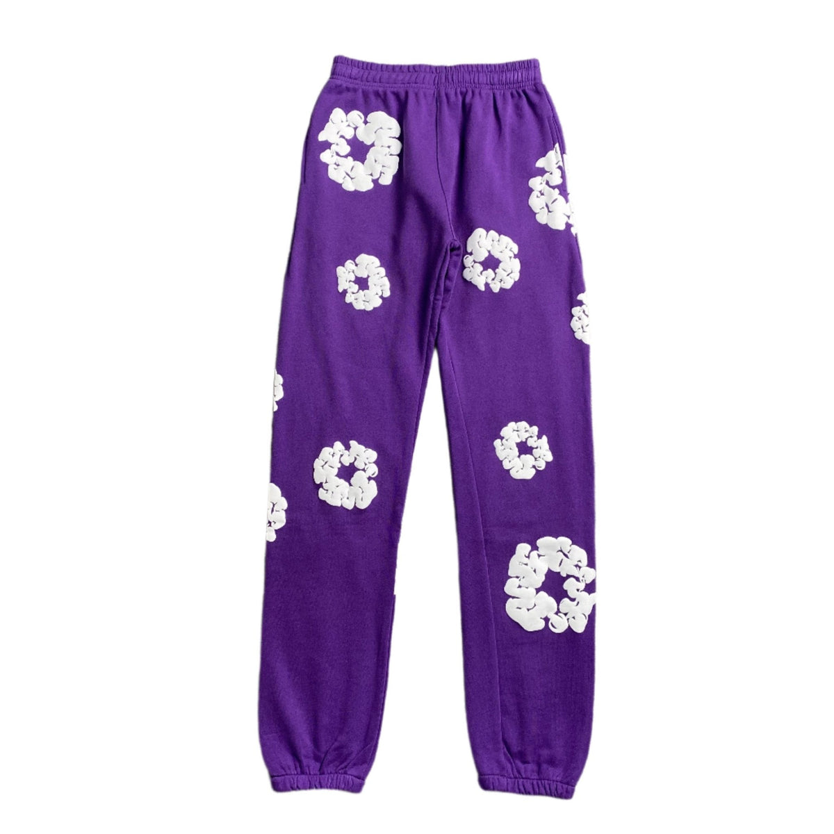 DENIM TEARS COTTON WREATH SWEATPANTS PURPLE - netstar