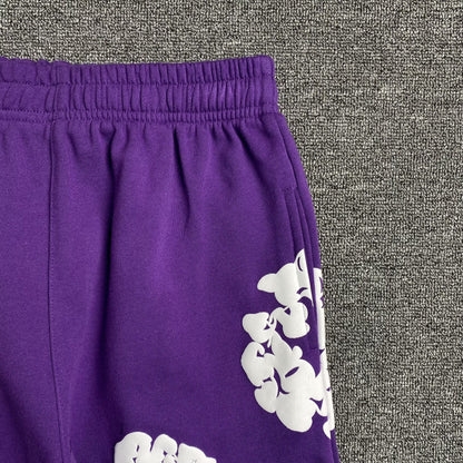 DENIM TEARS COTTON WREATH SWEATPANTS PURPLE - netstar