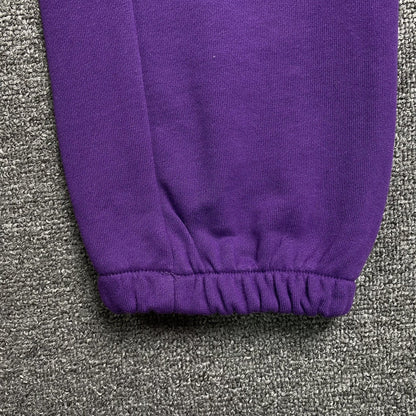 DENIM TEARS COTTON WREATH SWEATPANTS PURPLE - netstar