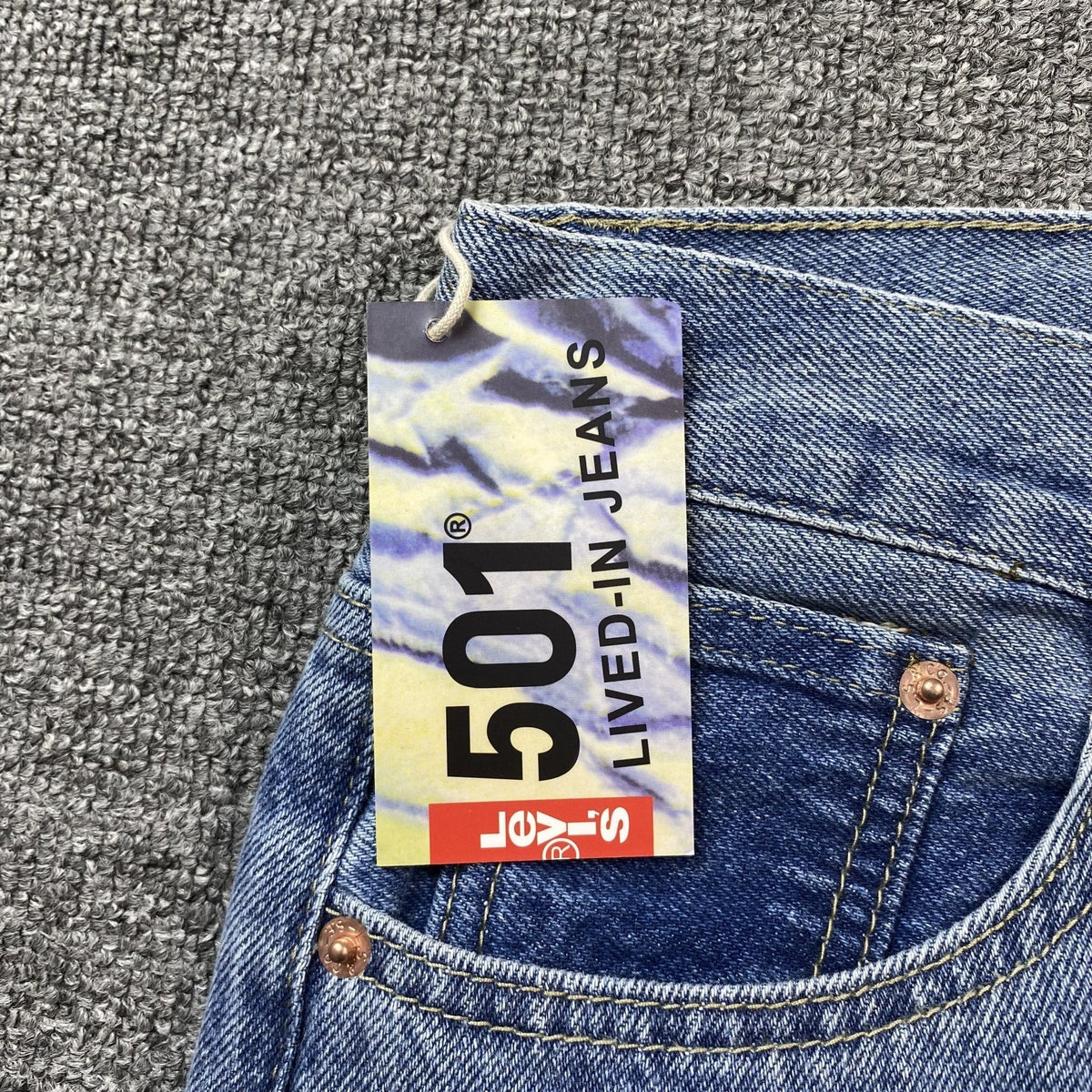 DENIM TEARS x OFFSET JEANS LIGHT WASH - netstar
