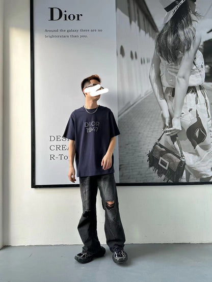 Dior 1947 T-Shirt - Navy - netstar