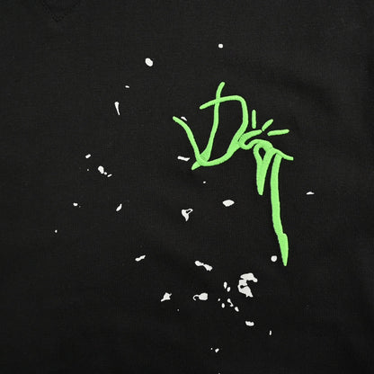 Dior Artistic Splatter T-Shirt (Black) - netstar
