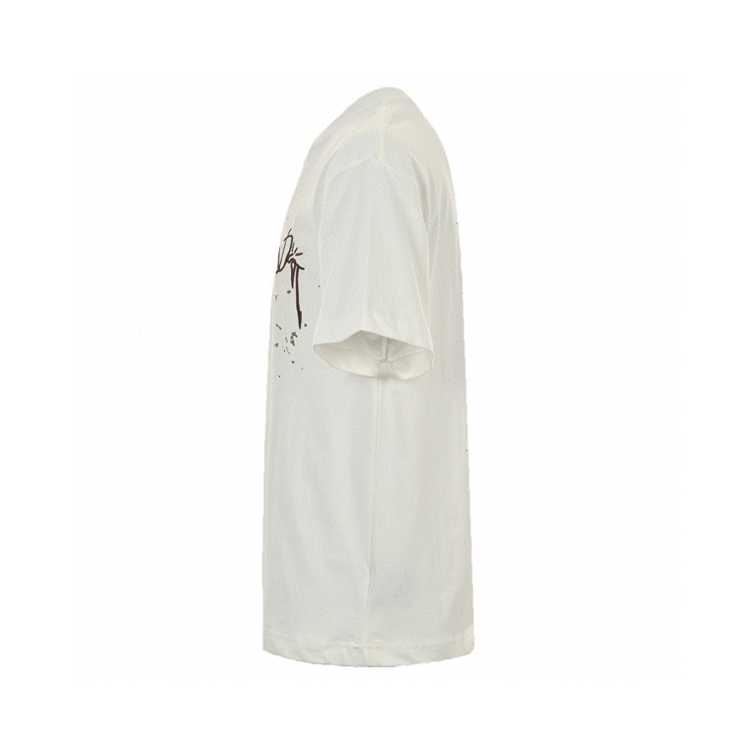 Dior Artistic Splatter T-Shirt (White) - netstar