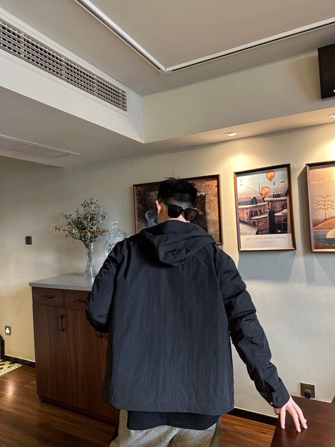 Dior Black Hooded Jacket - netstar