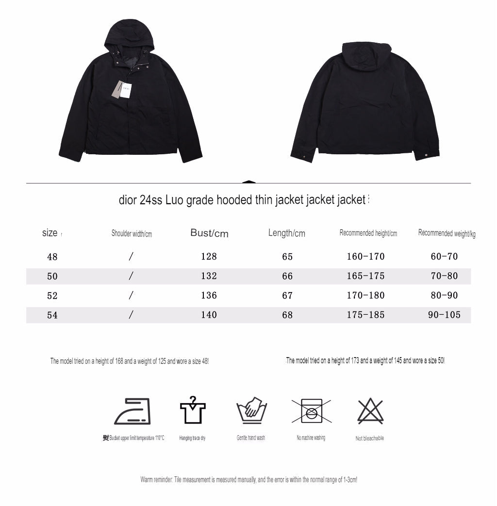 Dior Black Hooded Jacket - netstar