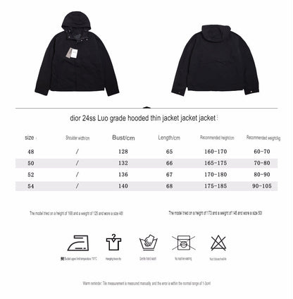 Dior Black Hooded Jacket - netstar