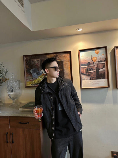 Dior Black Hooded Jacket - netstar