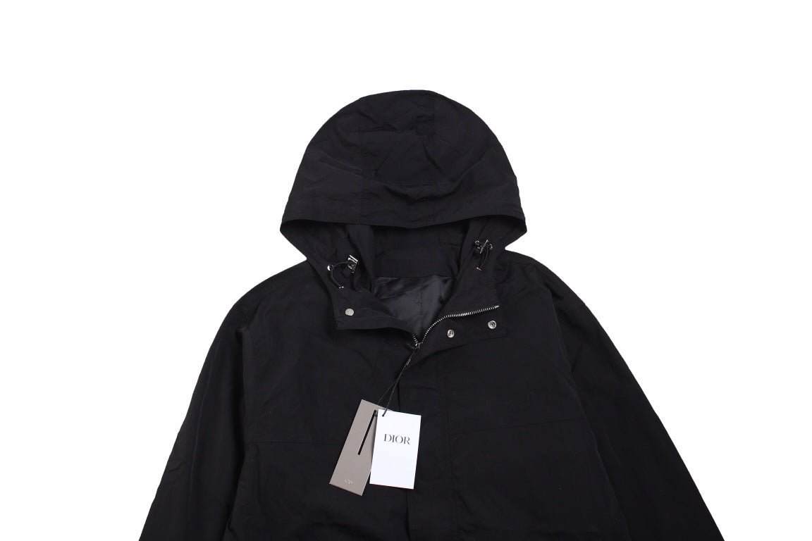Dior Black Hooded Jacket - netstar