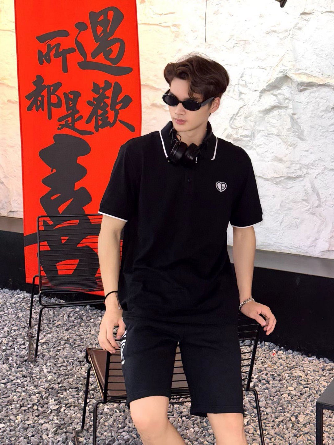 Dior Black Polo Shirt - netstar